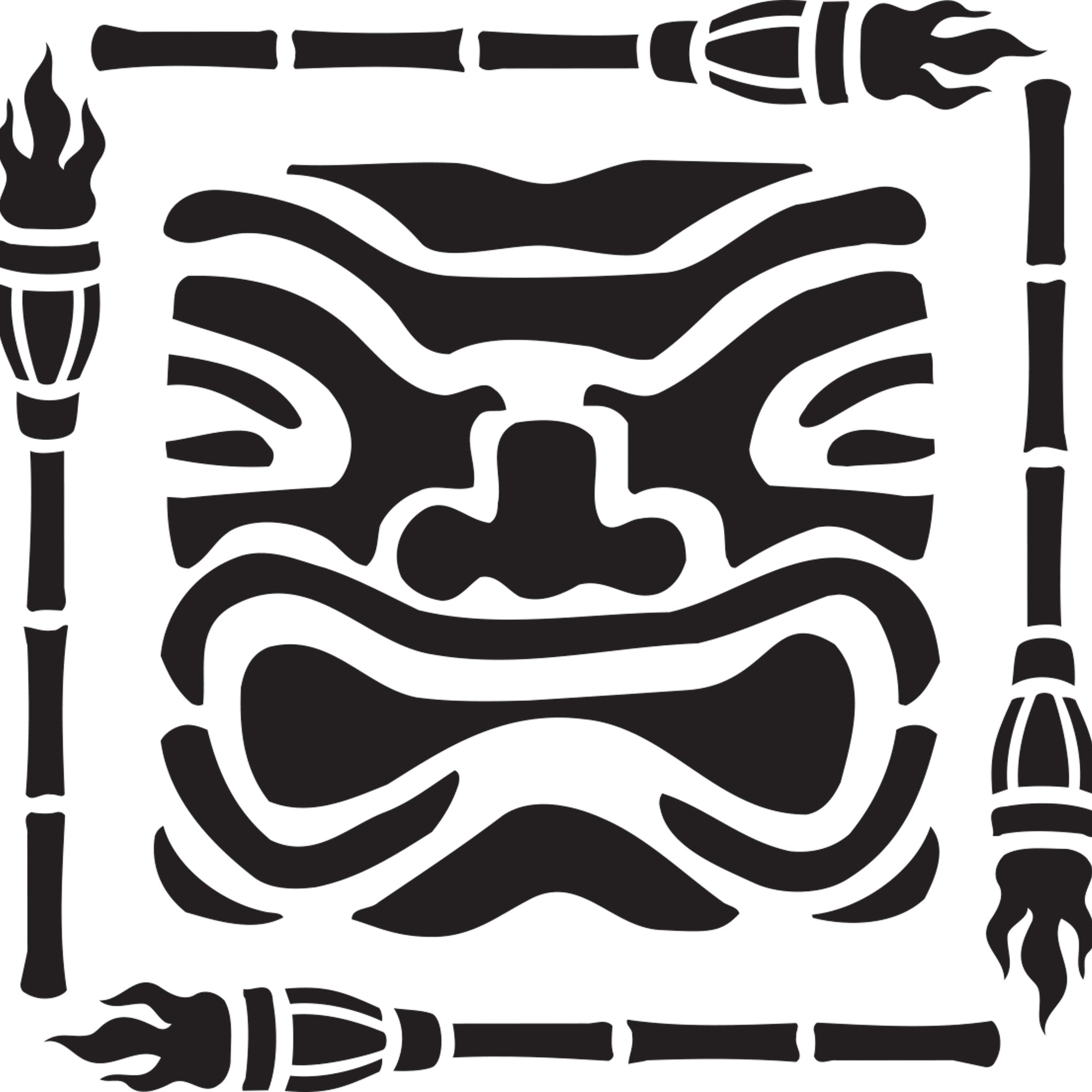 Craft Stencils Rubber Stamp Plantation