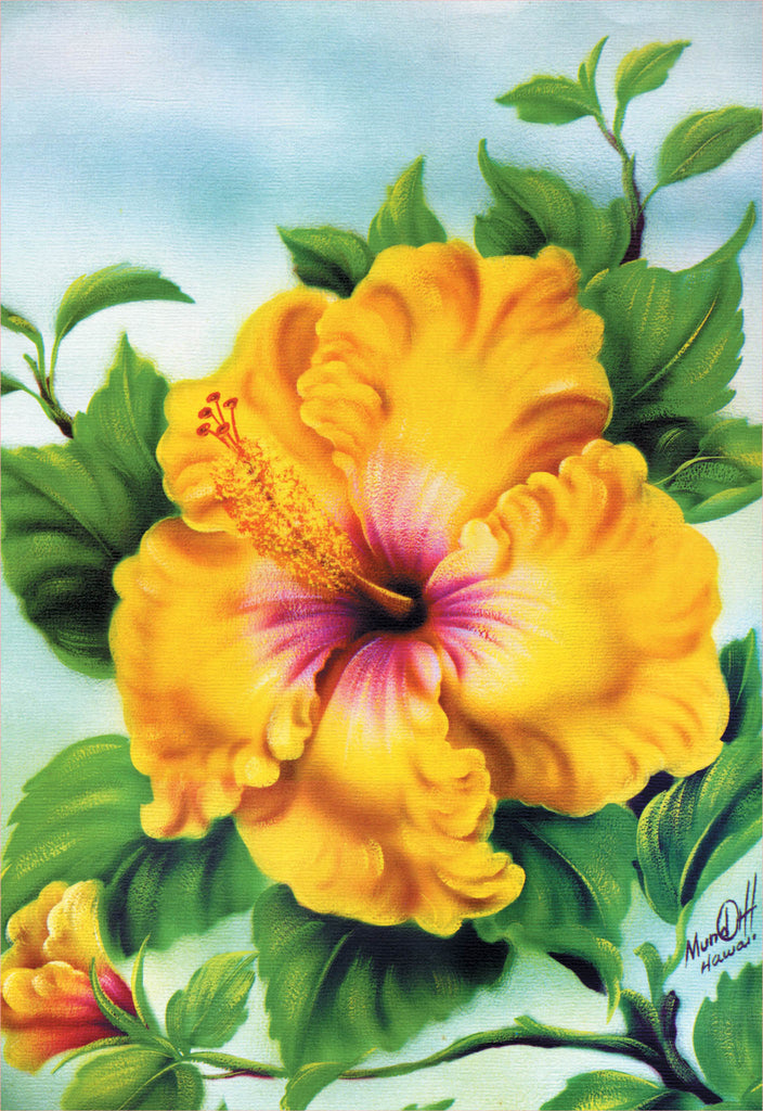 Yellow Hibiscus Light Switch Cover