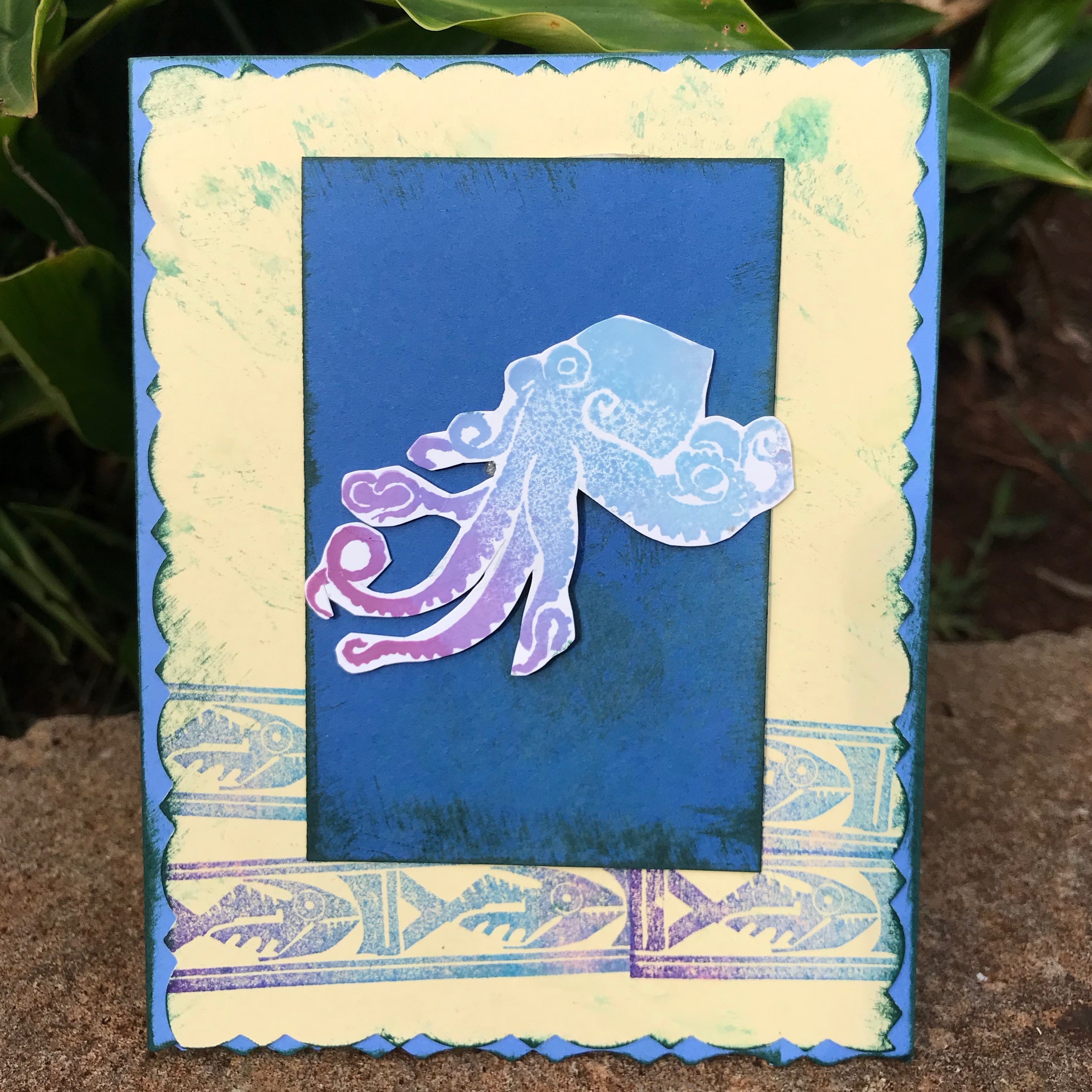 Octopus Stamp Rubber Stamp Plantation