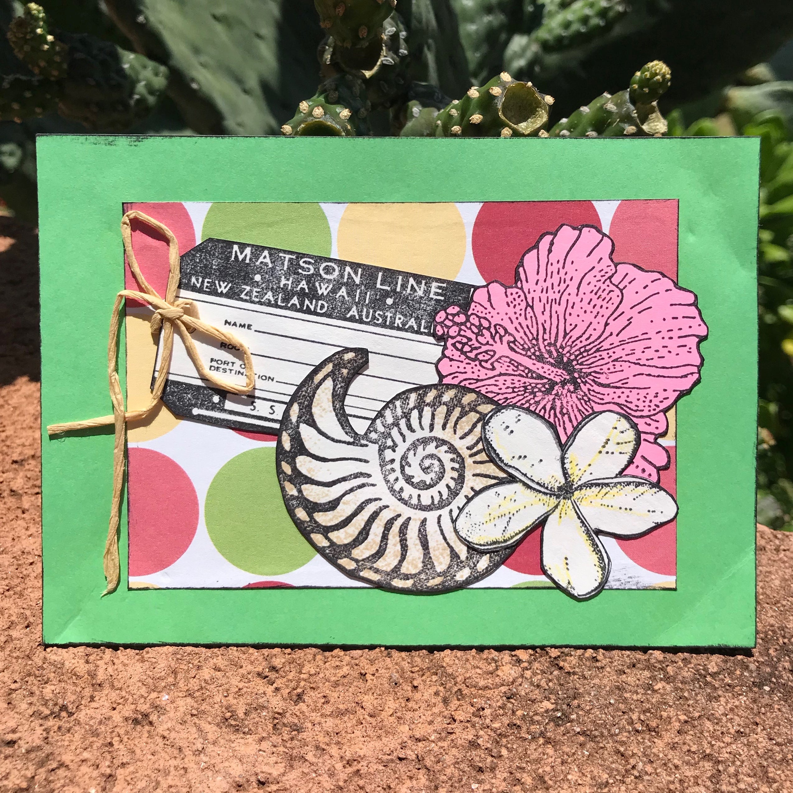 Large Matson Tag Stamp– Rubber Stamp Plantation