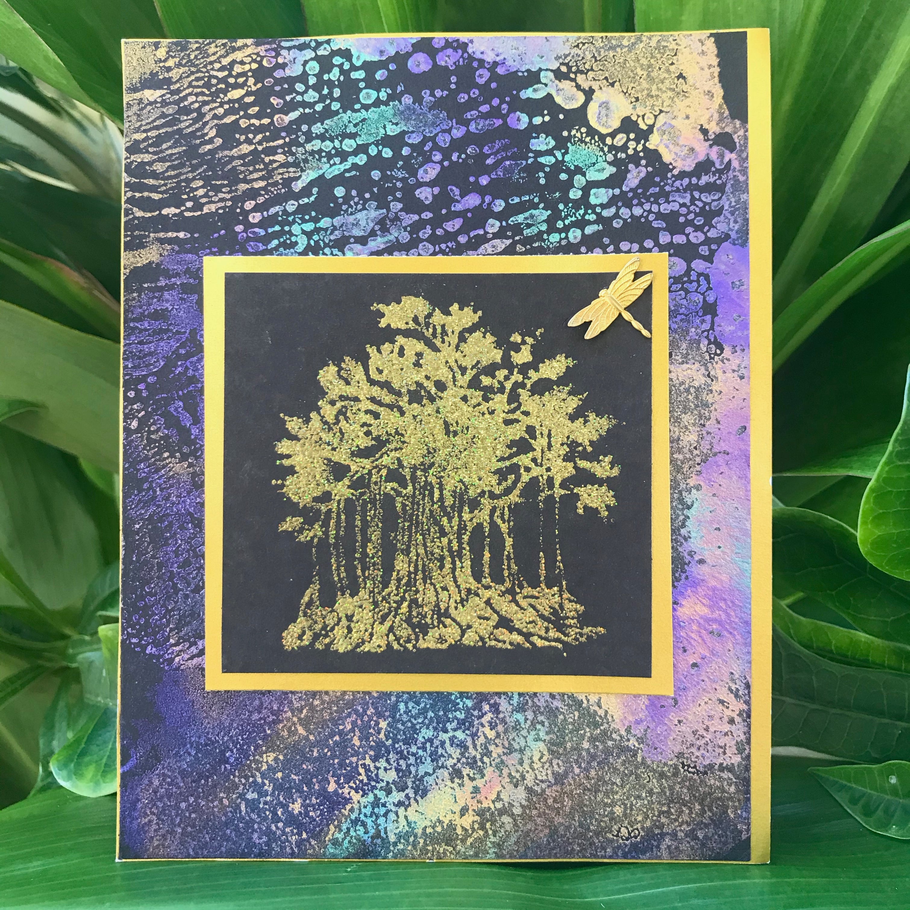 X-Large Banyan Tree Stamp– Rubber Stamp Plantation